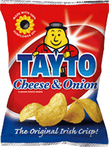 Tayto Cheese & Onion Flavor Crisps