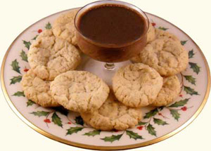 Chocolate Pots with Crunchy Irish Oatmeal Cookies 