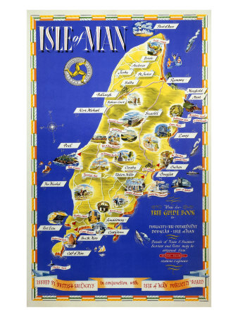 Isle of Man, British Rail, c.1955