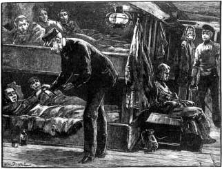 On Board an Emigrant Ship at the Time of the Irish Famine