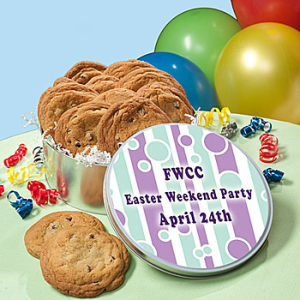 Personalized Easter Cookie Tin