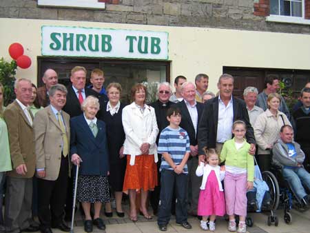 Teresa Bohan at the Shrub Tub Grand Opening