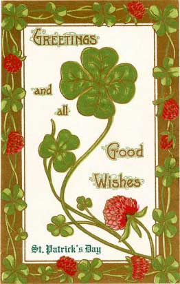 St. Patrick's Day, Greetings
