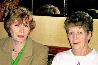 Pauline and Nuala at O'Carolan's Pub