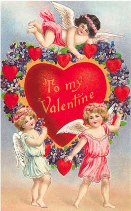 To My Valentine, Cupids with Heart